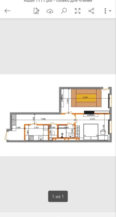 2-комн. квартира, 17 этаж, 57 м², Исмоили Сомони, Мойка Малика