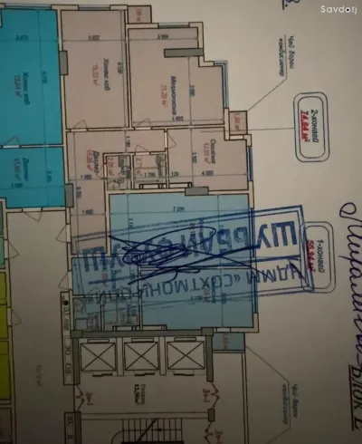 1-комн. квартира, 18 этаж, 57 м², Исмоили Сомони