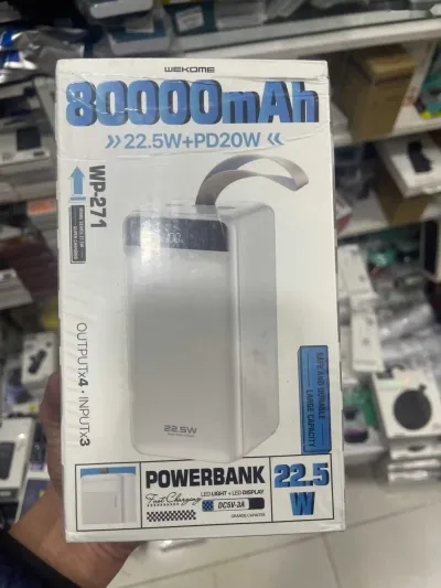 УМБ Power Bank Wekome Minre WP-271 80000mAh белый