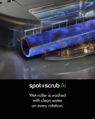 Робот-пылесос Dyson Spot+Scrub AI с функцией сухой и влажной уборки