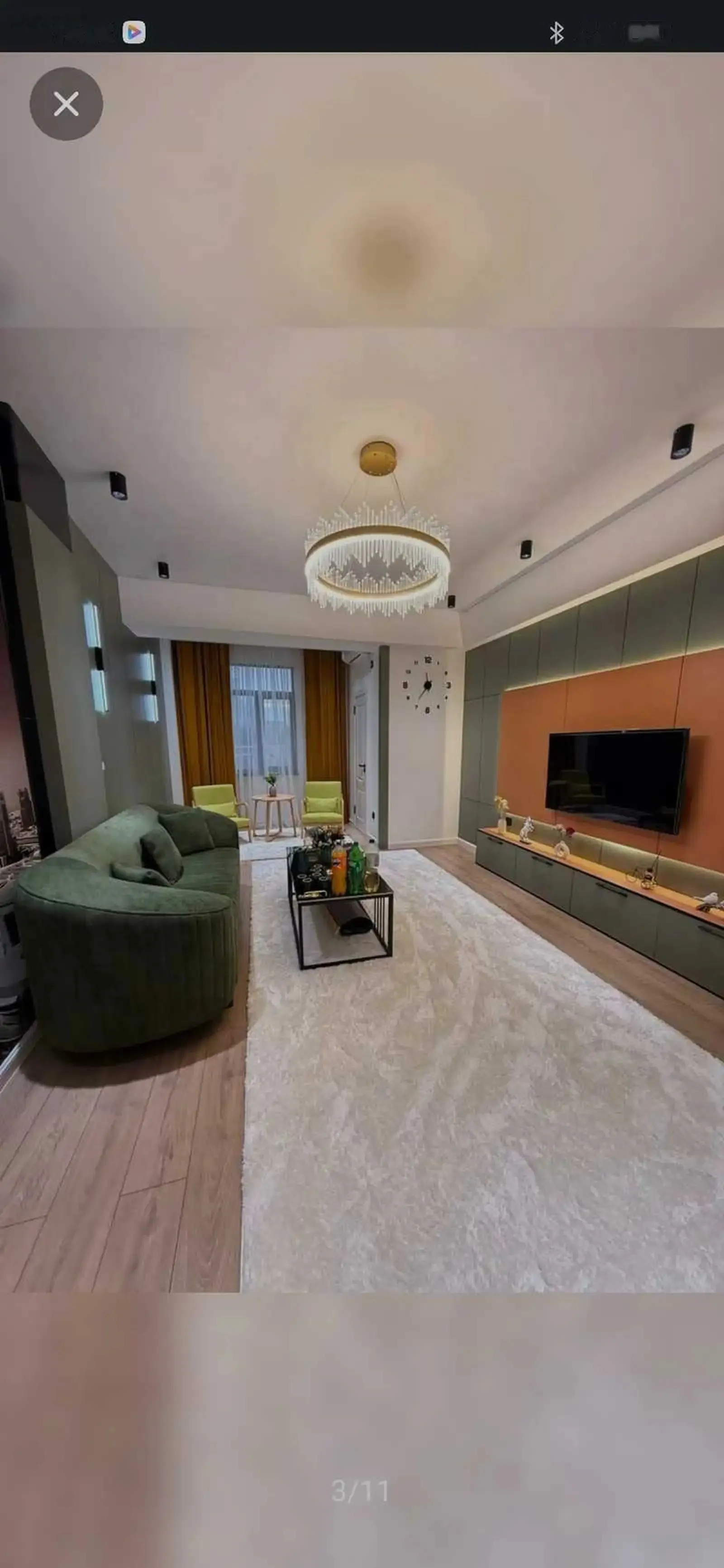 2-комн. квартира, 6 этаж, 90м², Голубой экран