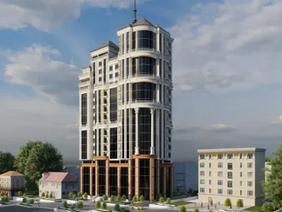 2-комн. квартира, 13 этаж, 104 м², Корвон