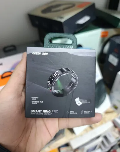 Умное кольцо Green Lion Smart Ring Pro With Digital Display 11, черный