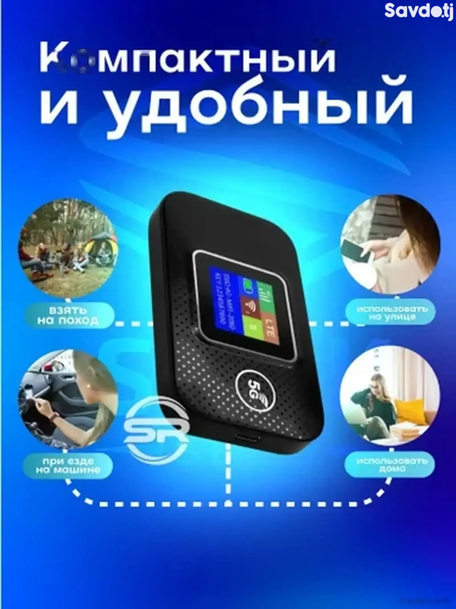Карманный Wi-Fi роутер Lte Wireless Modem Wi-Fi pro 3000mAh