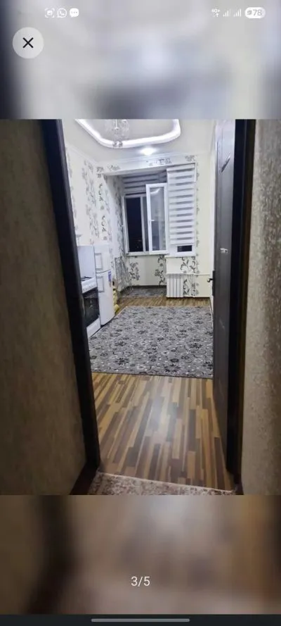 1-комн. квартира, 12 этаж, 52 м², сомони