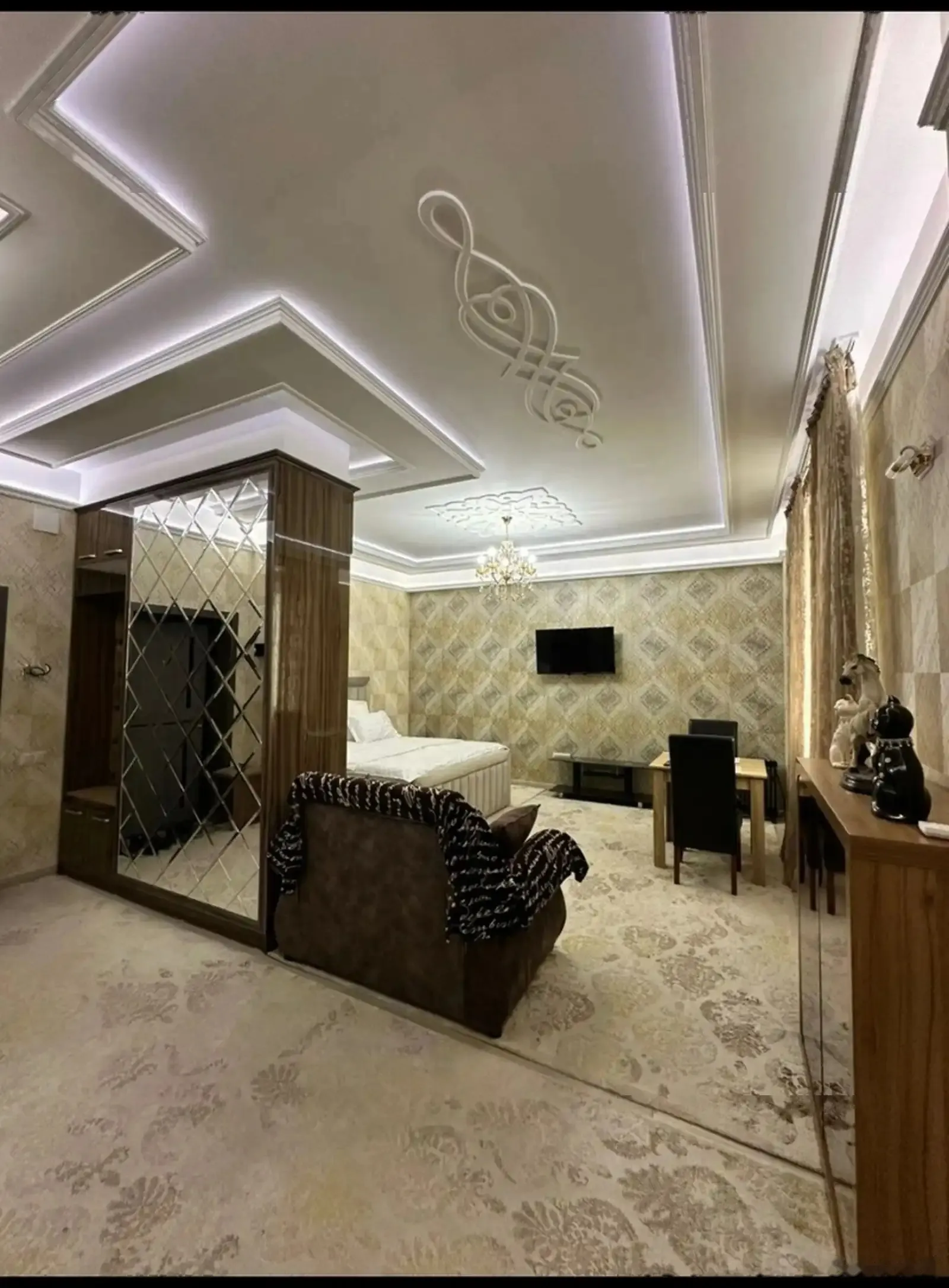1-комн. квартира, 14 этаж, 45 м², Шохмансур