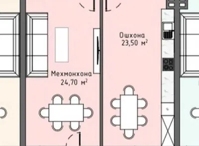 1-комн. квартира, 8 этаж, 80 м², ул.Пушкина ''МГУ'' ЖК «Рангинкамон»