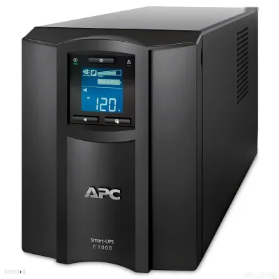 Источник бесперебойного питания APC Smart-UPS C 1000VA Line Interactive LCD AVR Tower, SMC1000IC