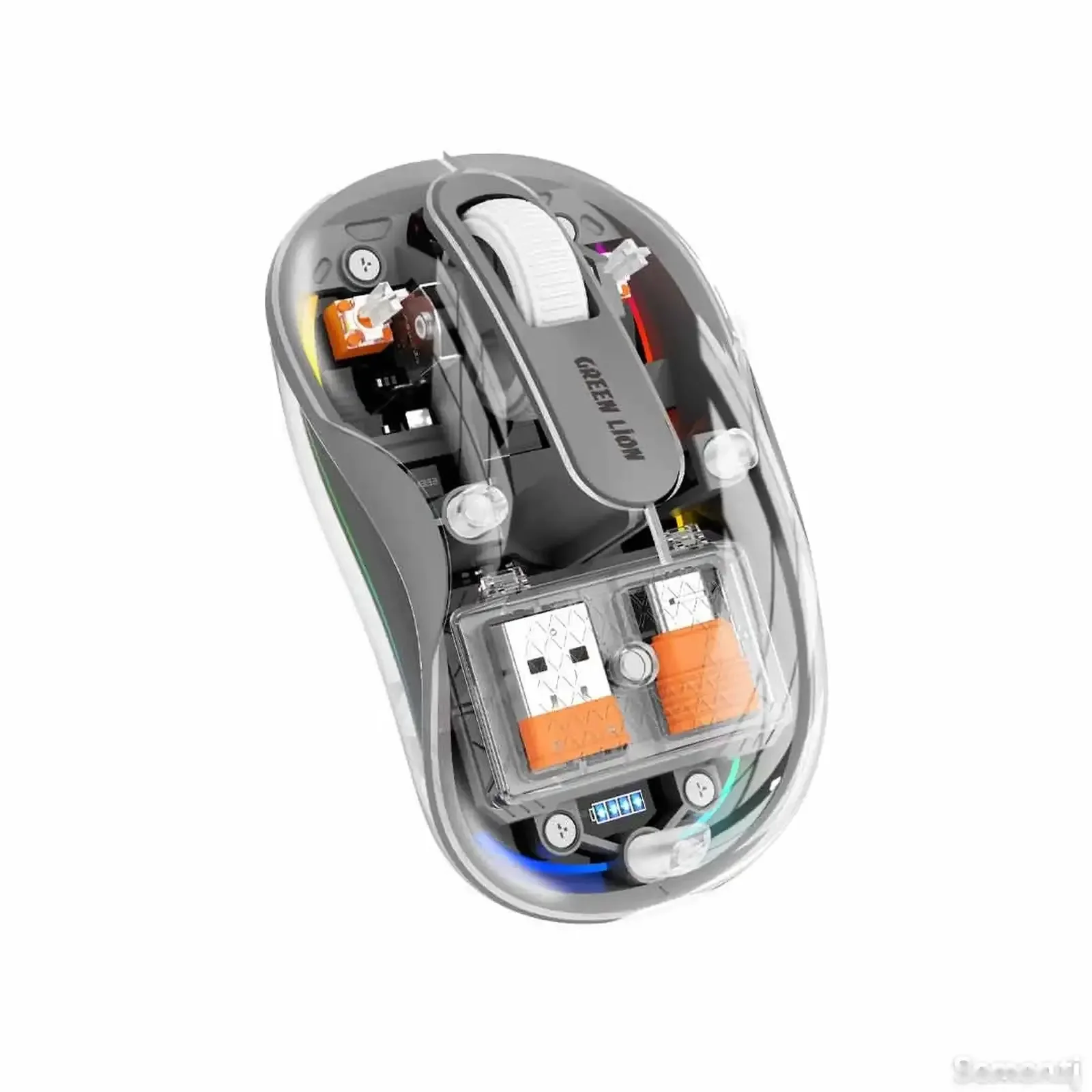 Мышь Green Lion Wireless Turtle Mouse 2400DPI черный