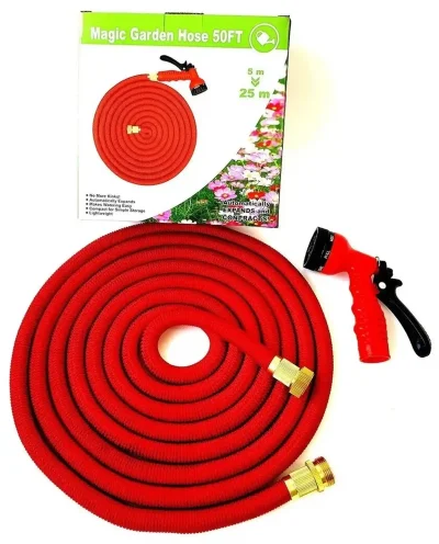 Шланг для полива растягивающийся с распылителем garden hose отзывы