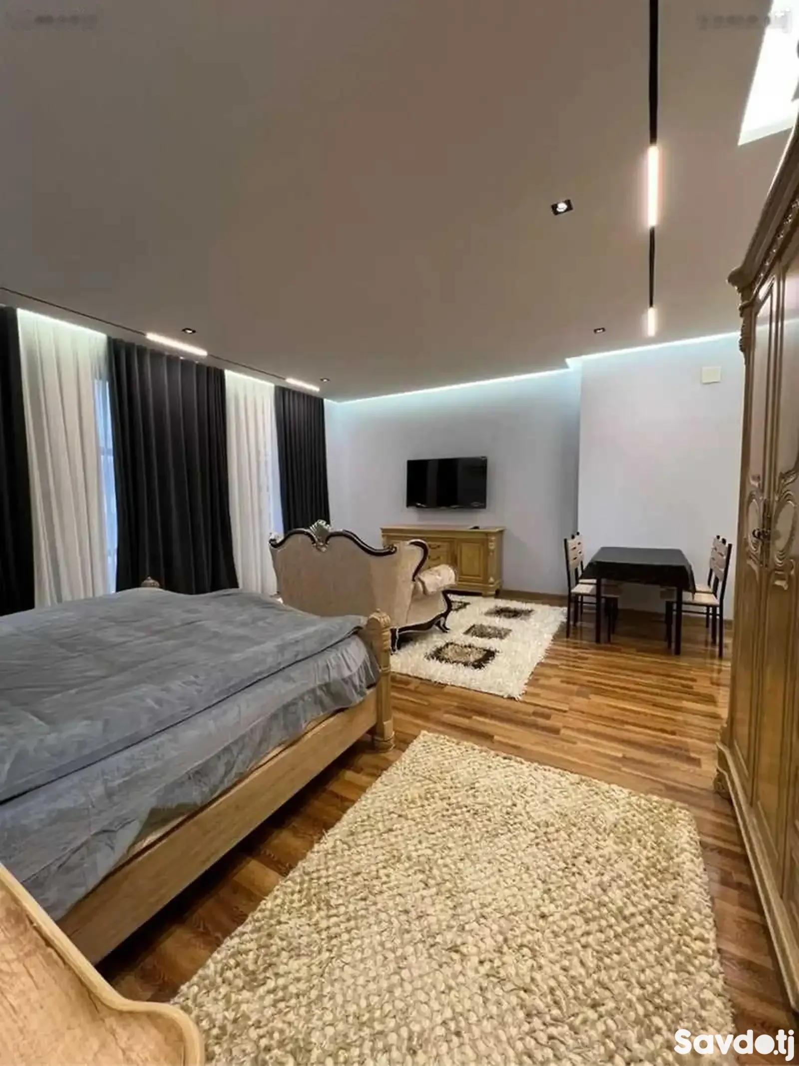 1-комн. квартира, 18 этаж, 52 м², Айни, ру ба руи Хилтон