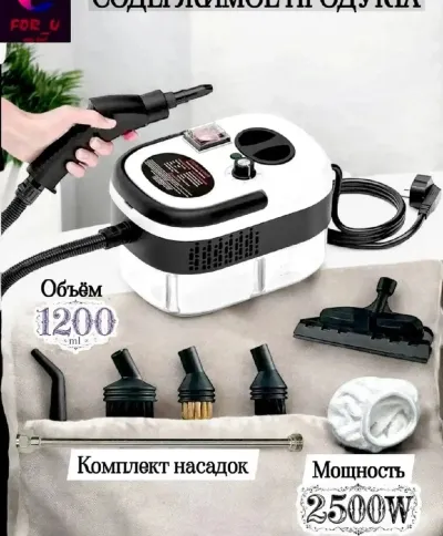 Пароочиститель 2500Вт CleanJet Turbo