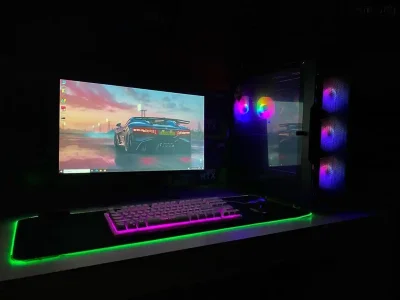 Игровой компьютер core i5 10400F/RAM 16GB/RX 580 8GB DDR 5/SSD 128GB/HDD 1TB