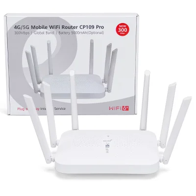 Wi-Fi роутер 4G/5G Mobile Wi-FI Router Cpe109 5000mAh белый