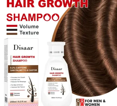 Шампунь Disaar Hair Growth Shampoo с кофеином и экстрактом пальмы сереноа