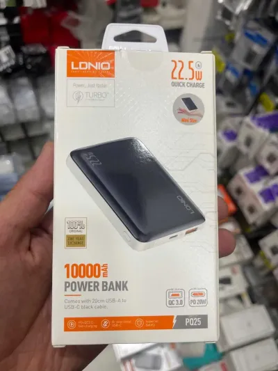 Внешний аккумулятор Power Bank 10000 mAh Ldnio PQ25 черный