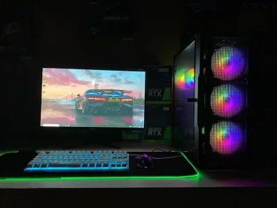 Игровой компьютер core i5 10400F/RAM 16GB/RX 580 8GB DDR 5/SSD 128GB/HDD 1TB