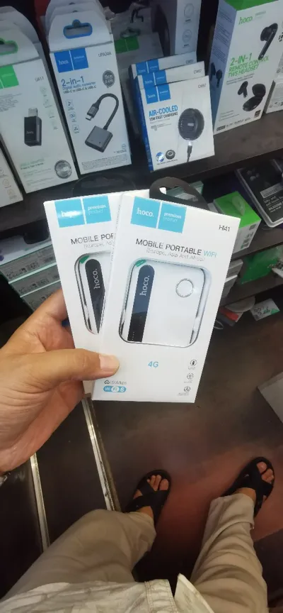 Карманный вайфай Hoco HI41 Wi-Fi LTE 4G — миниатюра 6