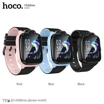 Умные детские часы Симкартой Hoco Y104 4G Видео звонка и GPS