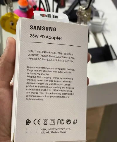 Зарядное устройство Samsung USB-C 25W PD Adapter