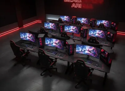 Игровое кресло DXRacer Gladiator G Series Black-Red