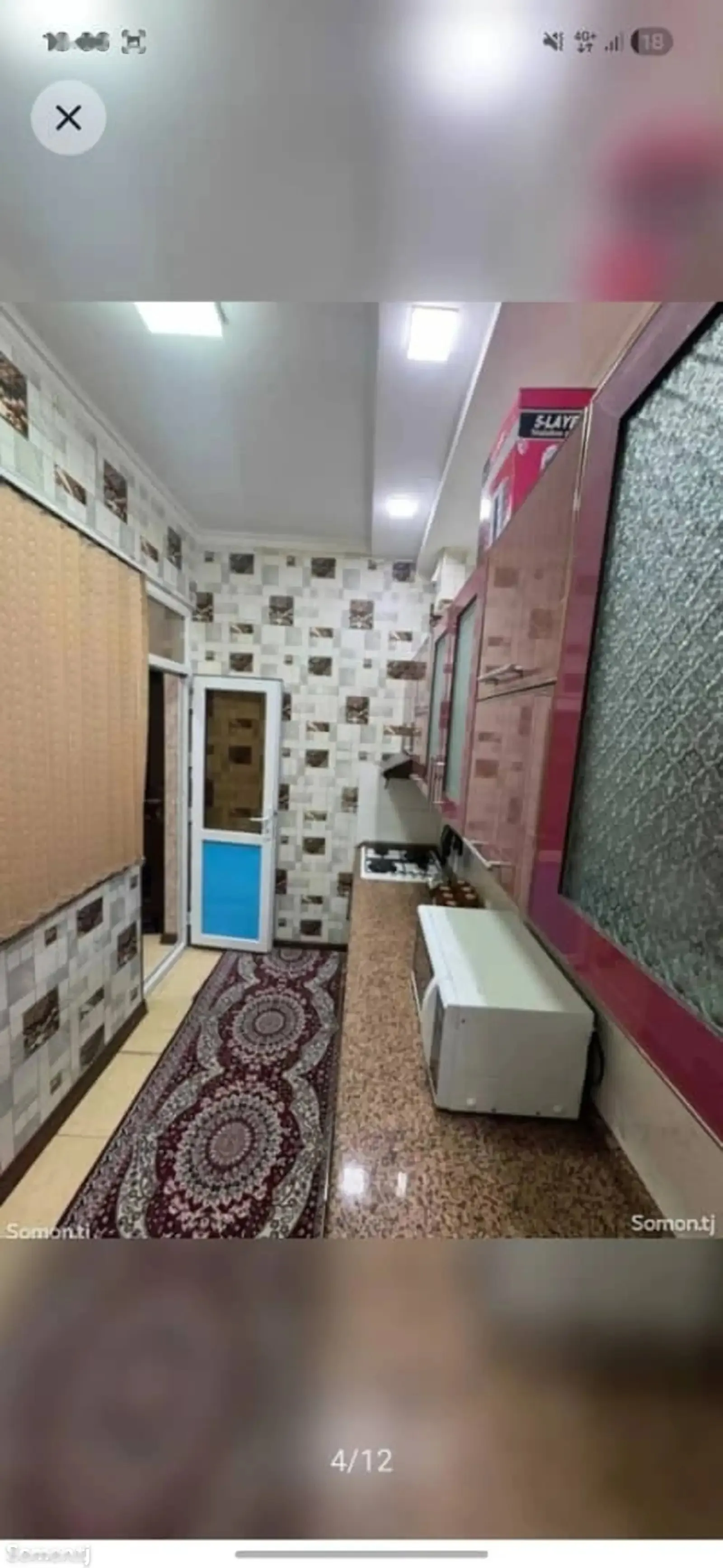 2-комн. квартира, 10 этаж, 75м², танка доми Арванд