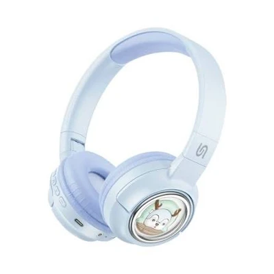 Детские беспроводные наушники Porodo Soundtec Moose Kids Headphone 400mAh, синий