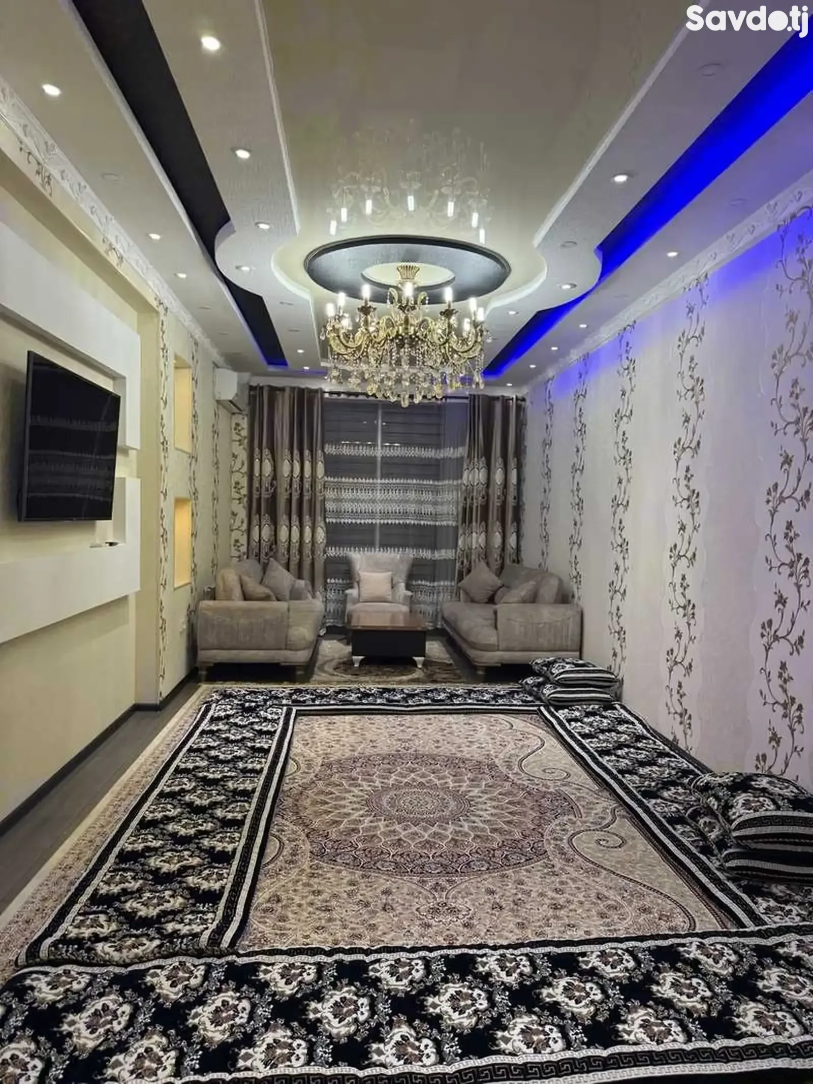 3-комн. квартира, 10 этаж, 90м², Рудаки 179, доми Ёвар