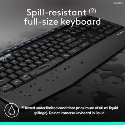 Комплект Logitech MK345 беспроводная клавиатура и мышь Black