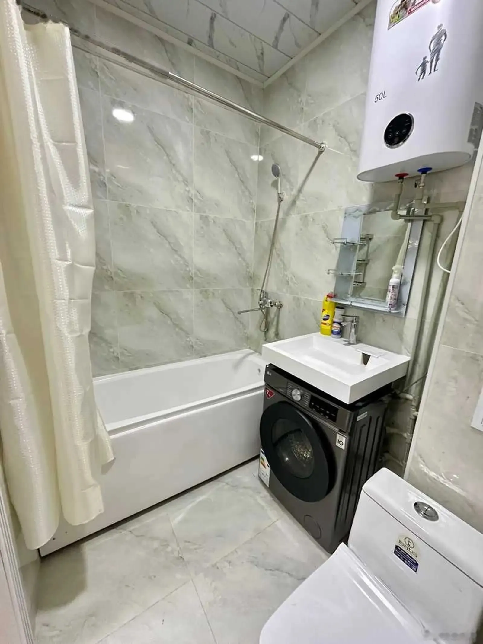 2-комн. квартира, 4 этаж, 50м², ориентир Хитой бозор