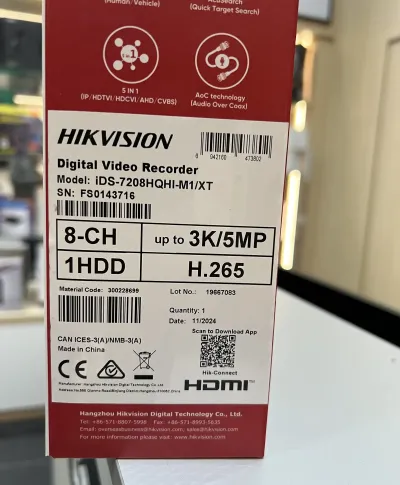 Видеорегистратор Hikvision DVR iDS-7208HQHI-M1/XTSTD