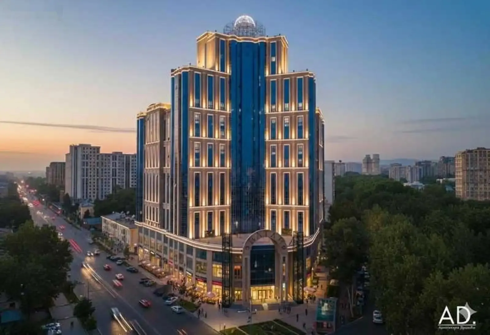 2-комн. квартира, 9 этаж, 80м², Садбарг доми Ватан