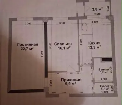 2-комн. квартира, 7 этаж, 72 м², Шохмансур, Чорахаи Скорый