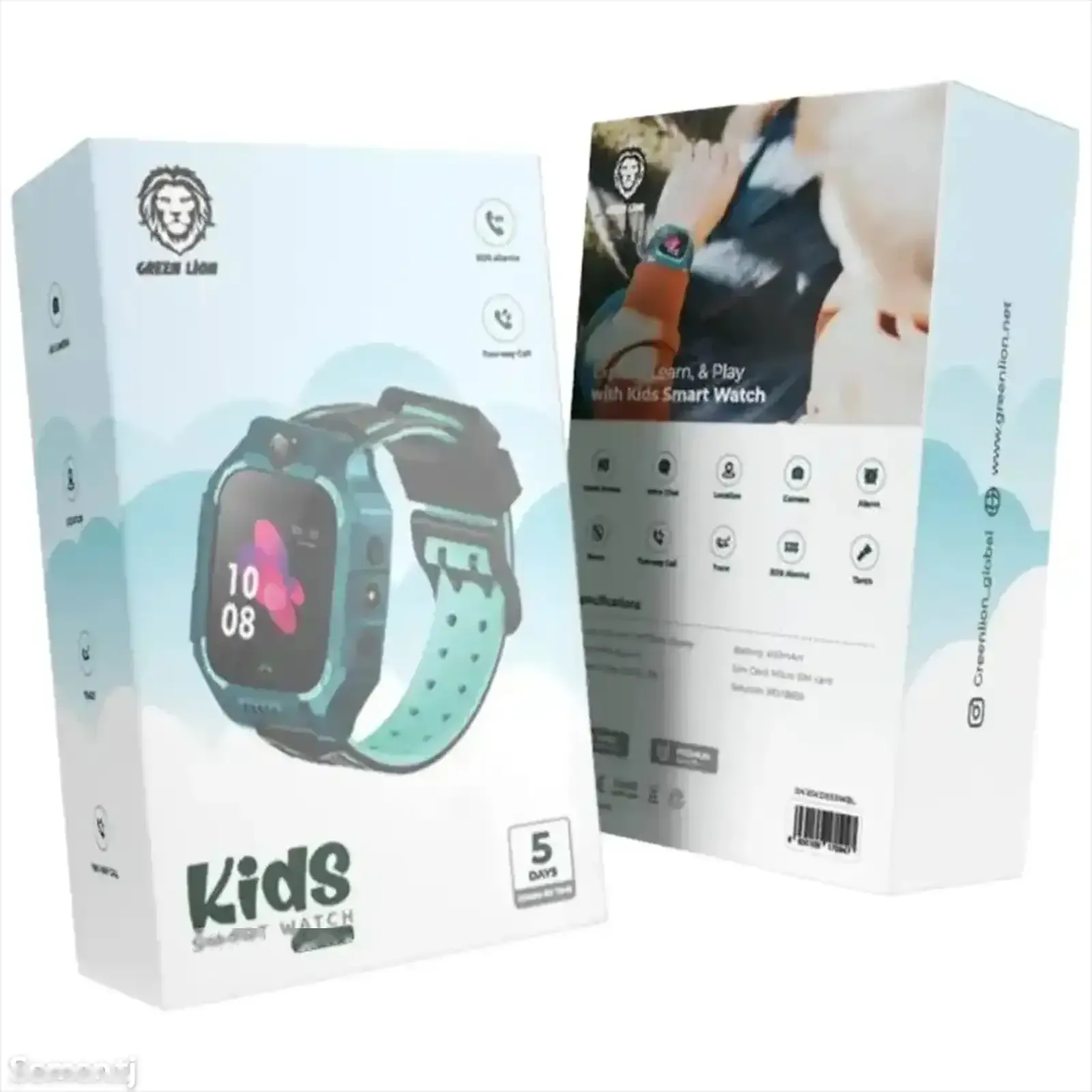 Умные часы для детей Green Lion 2G Kids Smart Watch Series 5 фиолетовый