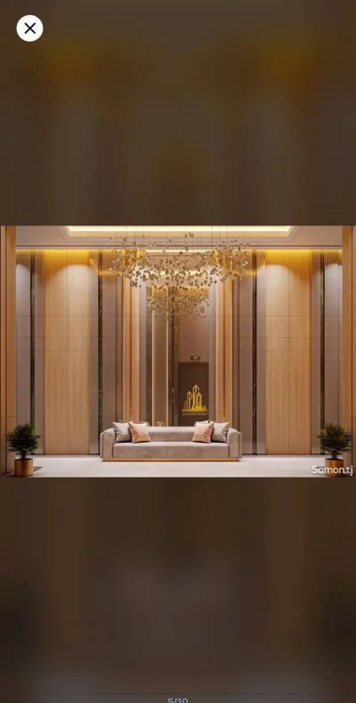 2-комн. квартира, 10 этаж, 110 м², Исмоили Сомони