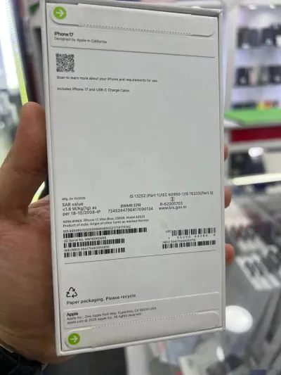 Apple iPhone 17, 512 gb, Mist Blue