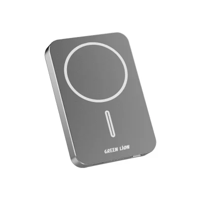 Повербанк Green Lion METZ MagSafe 10000mAh серый