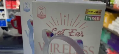 Беспроводные наушники Wireless Cat Ear Headphones P47M