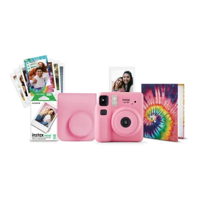 Праздничный подарочный набор Fujifilm Instax Mini SE Instant Camera Gift Bundle, розовый