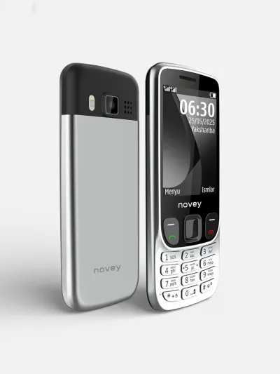 Телефон Novey N630 Серебряный