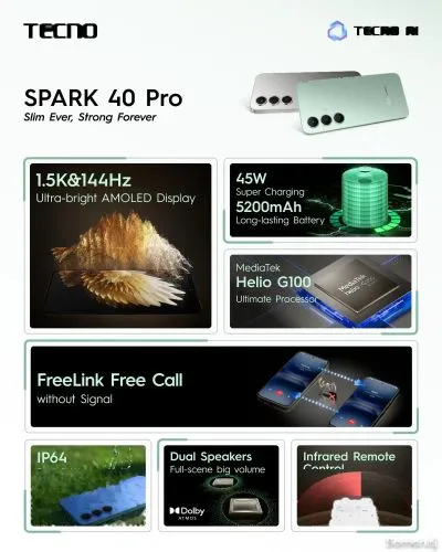 Tecno Spark 40 128 gb