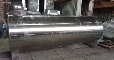 Оцинкованная бочка 10000 л
