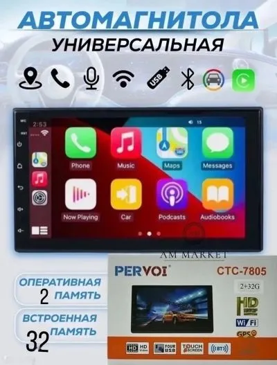 Фиксированная передняя панель от авто