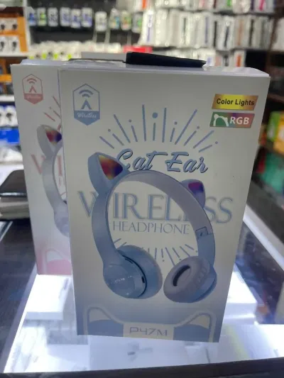 Беспроводные наушники Wireless Cat Ear Headphones P47M