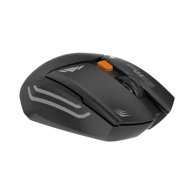 Беспроводная мышь Porodo Gaming 2in1 2.4G  Wireless Mouse DPI 1600 черный