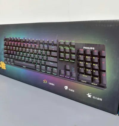 Проводная USB механическая клавиатура Philips G404 RGB