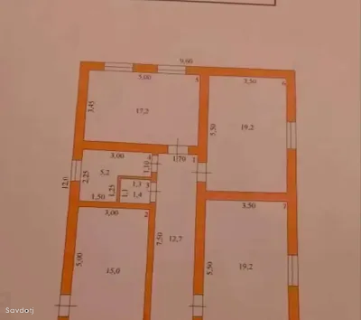 1 этажн. 4-комн. дом, 6 сотки, Шохмансур Конечкаи 5