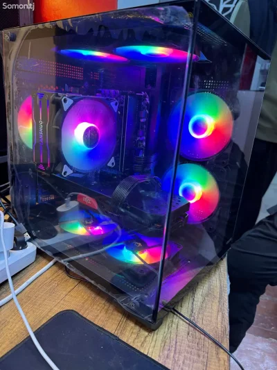 Системный блок core i7 4770/RAM 16GB DDR 3/NVME M2 256GB/HDD 1TB/RX 580 8GB