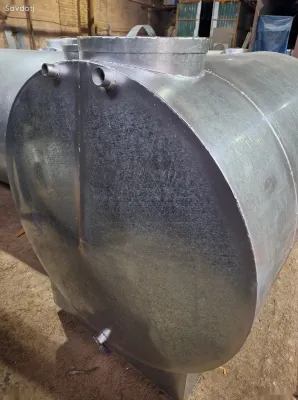 Бочка из оцинкованный стали 1000л.