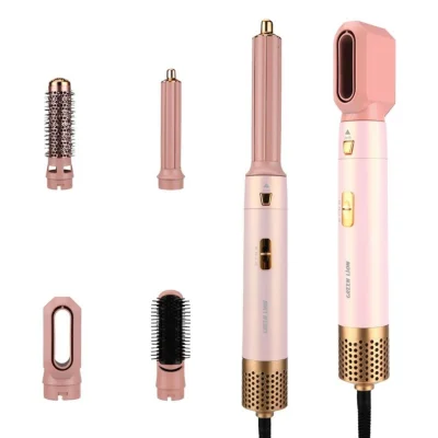 Многофункциональный Стайлер 5 в 1 Green Lion Professional Hair Styler 2, розовый